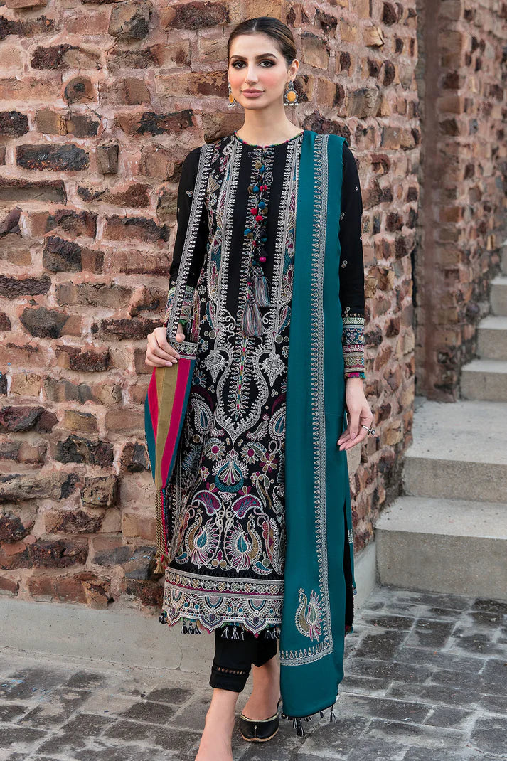 EMBROIDERED SLUB KHADDAR-DW23-D8