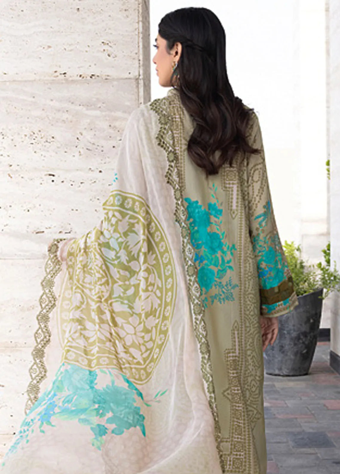 Charizma Embroidered Lawn Suit Unstitched 3 Piece CRZ24C3 CC-28 - Summer Collection