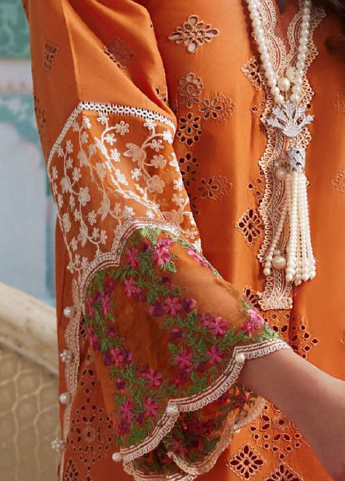 Elaf Embroidered Suits Unstitched 3 Piece EF24EE D-09 Elnaz - Summer Collection