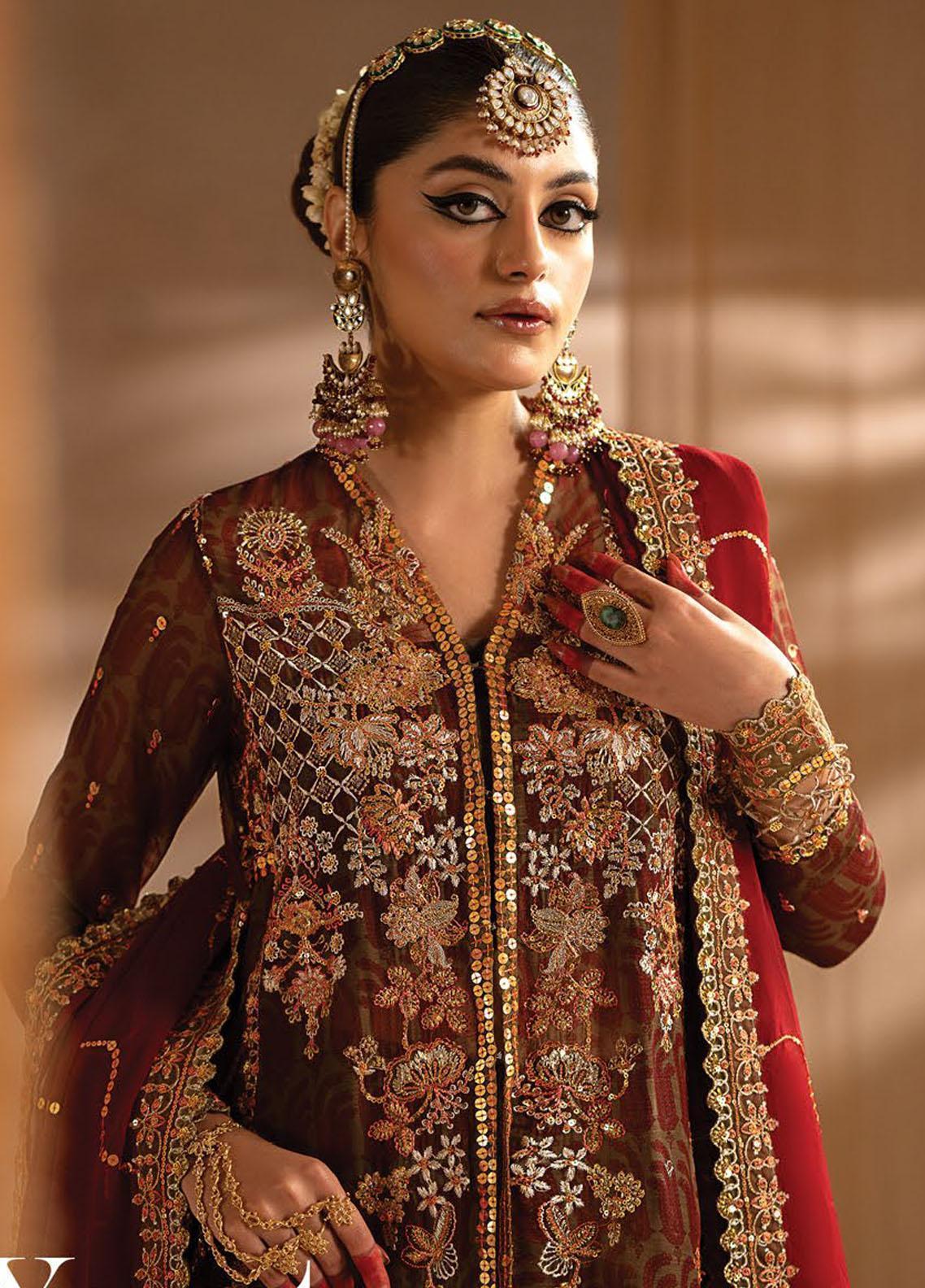 Nayab By Myeesha Embroidered Chiffon Suits