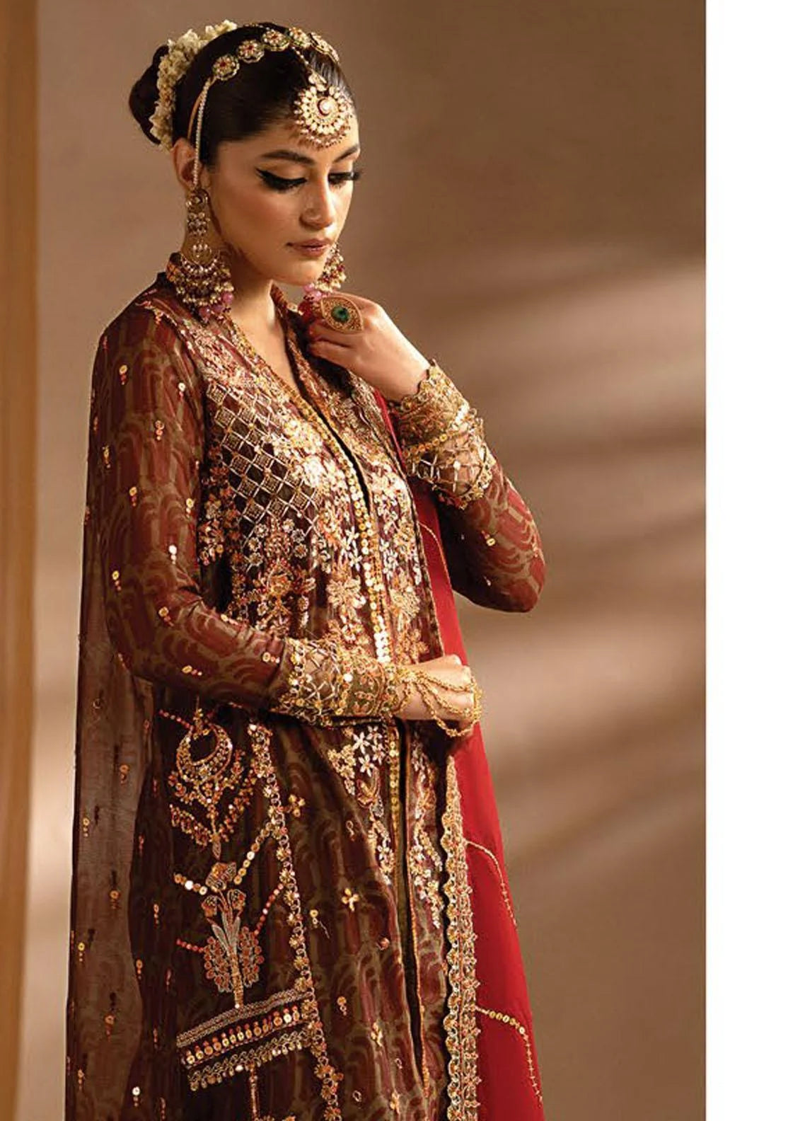 Nayab By Myeesha Embroidered Chiffon Suits