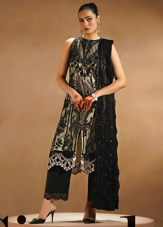 Nayab By Myeesha Embroidered Net Suits Unstitched