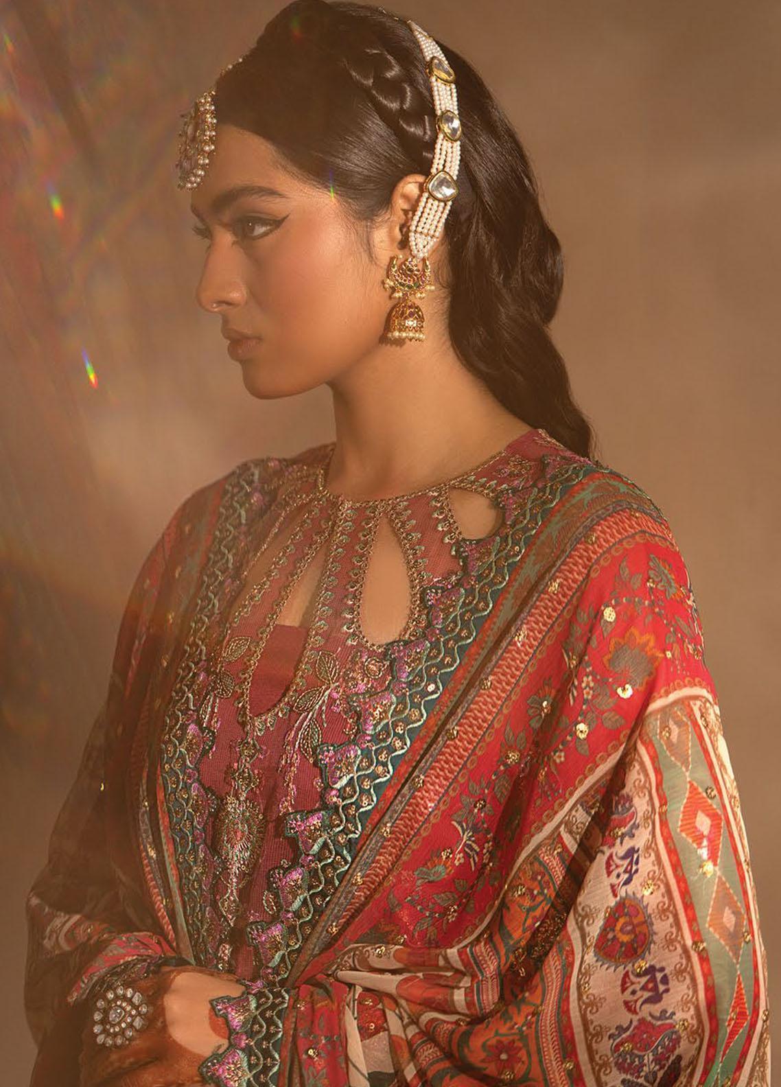 Nayab By Myeesha Embroidered Net Suit