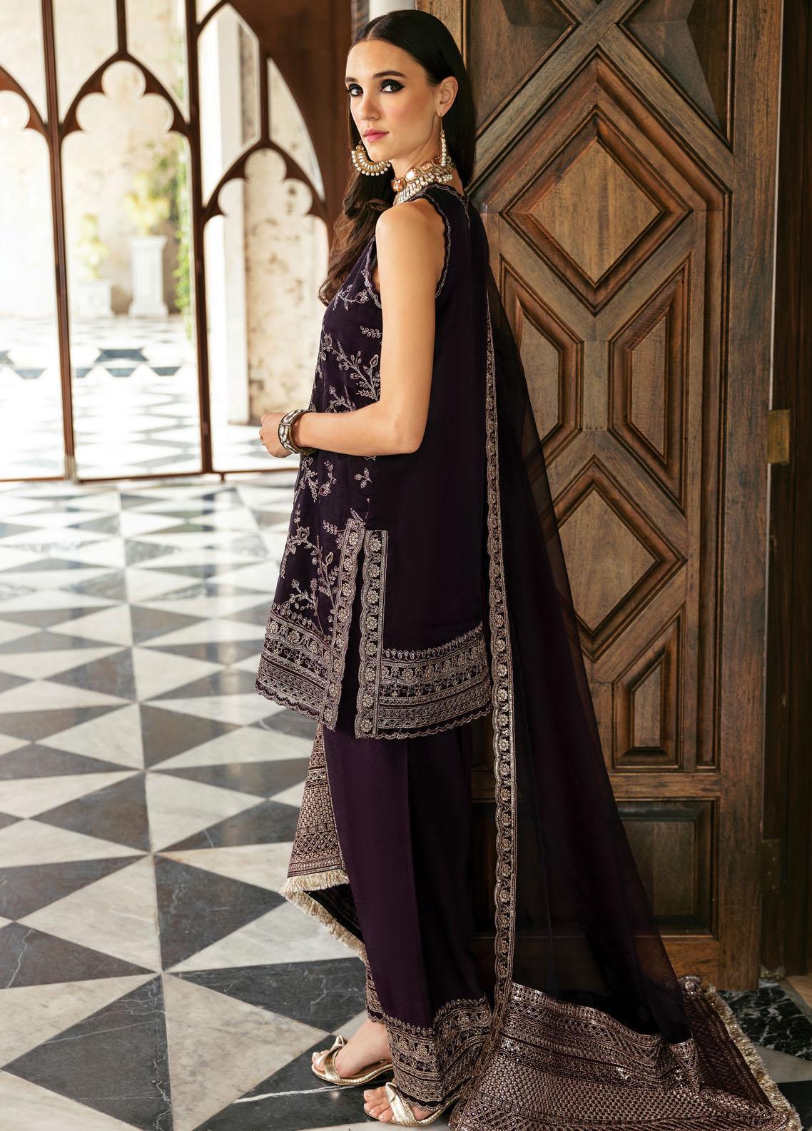 Panache By Ayzel By Afrozeh Embroidered Organza Suits